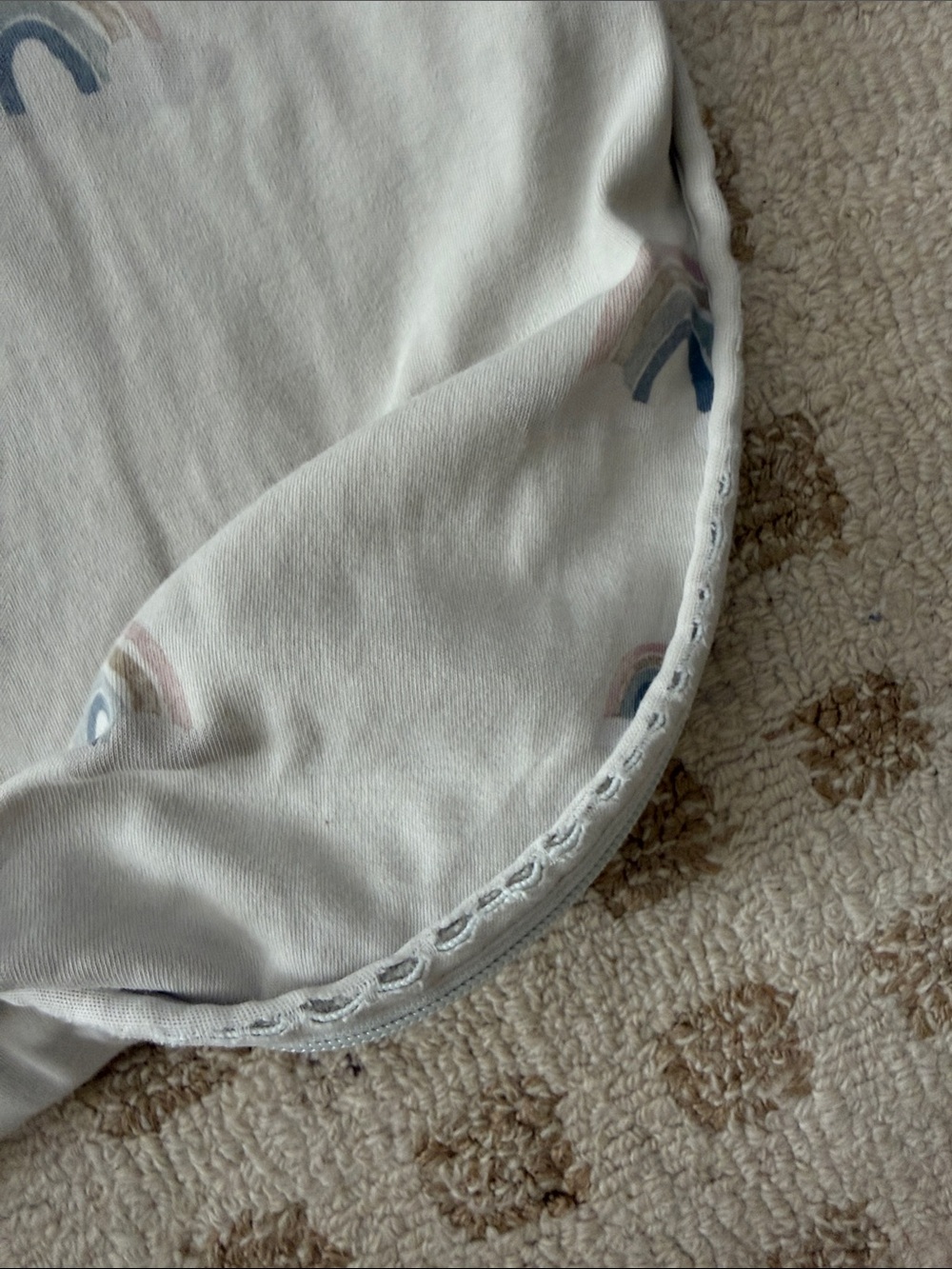 4 Season® Ultimate Toddler Sleep Bag, Merino Wool & Organic Cotton in Rainbow - Picture 6 of 11